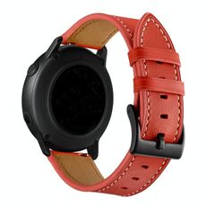 Per Huawei Watch GT3 Pro 43mm / 46mm 20mmCinturino per filo per cucire in pelle primo strato (rosso)