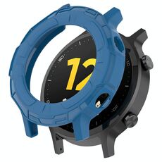 Per Realme watch S RMA207 Armor Hollow TPU Watch Case (blu scuro)
