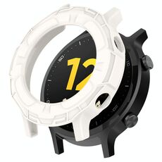 Per Realme watch S RMA207 Armor Hollow TPU Watch Case (Lvory White)