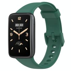 Per Xiaomi Mi Band 7 Pro Cinturino in silicone a tinta unita (verde)