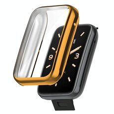 Per Xiaomi Mi Band 7 Pro Custodia protettiva galvanica TPU a copertura totale (oro rosa)