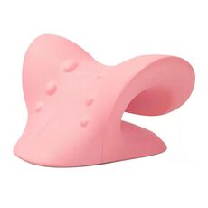 Collo Spalla Barella Relaxer Cervicale Chiropratica Trazione Dispositivo Cuscino (Rosa)