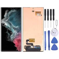 Schermo LCD Super AMOLED originale per Samsung Galaxy S22 Ultra 5G SM-S908B con assemblaggio completo di digitalizzatore