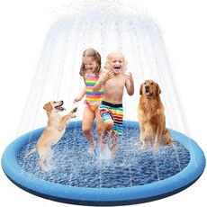 PVC Sprinkler Splash Mat per bambini Fun sul prato all'aperto, diametro: 100 cm