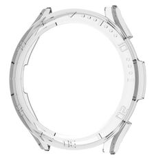 Per Samsung Galaxy Watch4 40 mm Custodia per orologio a mezzo confezione con cornice con scala (trasparente)
