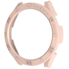 Per Samsung Galaxy Watch4 44 mm Custodia per orologio a mezzo confezione con cornice con scala (rosa)