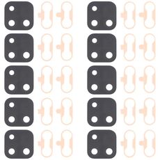 Obiettivo della fotocamera posteriore da 10 pezzi per Xiaomi Redmi 10C/Redmi 10 India/Redmi 10 Power/Poco C40