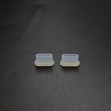 2 set tappo di polvere di ricarica del telecomando del corpo drone per DJI Mini 3 Pro (trasparente)
