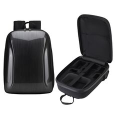 Zaino con guscio duro a compressione impermeabile per dji mini 3 pro, dimensioni: 127 piccoli (grigio spazzolato)