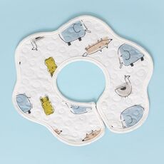 2 pezzi sottile garza di cotone impermeabile a 360 gradi rotanti rotanti (zoo)