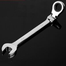 Combinazione Chiavetta a cricchetto con strumento a cricchetto a doppio uso della testa flessibile, Specifica: 20mm