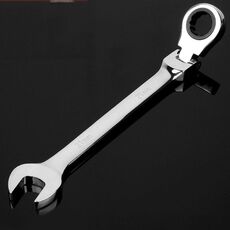 Combinazione Chiavetta a cricchetto con strumento a cricchetto a doppio perforazione della testa flessibile, specifica: 21mm
