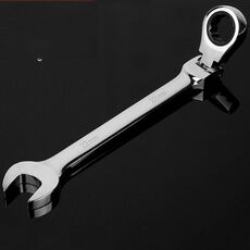 Combinazione Chiavetta a cricchetto con strumento a cricchetto a doppio perforazione della testa flessibile, Specifica: 22 mm