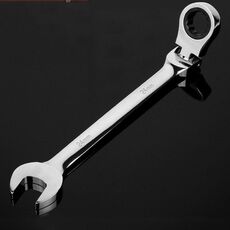 Combinazione Chiavetta a cricchetto con strumento a cricchetto a doppio perpudo flessibile, specifica: 24mm