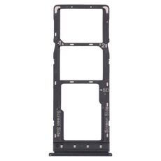 Per Infinix S5 Lite X652B X652C Vassoio per schede SIM + Vassoio per schede SIM + Vassoio per schede Micro SD (nero)
