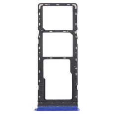 Per Infinix S5 Pro X660 X660C X660B Vassoio per schede SIM + Vassoio per schede SIM + Vassoio per schede Micro SD (blu)