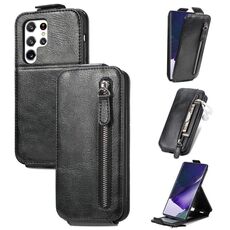 Per Samsung Galaxy S22 Ultra 5G Custodia con cerniera con cerniera Verticale Vertica