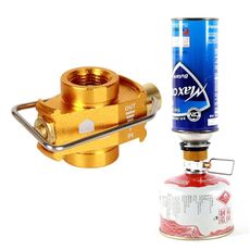 2 pcs serbatoio a gas piatto esterno forniture esterne serbatoio gas valvola gonfiabile (come mostrato)
