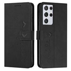 Per Samsung Galaxy S21 Ultra Skin Feel Teat Telefth Telefy Case (nero)