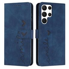 Per Samsung Galaxy S22 Ultra Skin Feel Teat Teasth Telefy Case (blu)