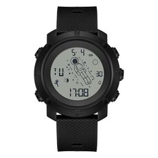 Sanda 2128 astronauta orologio elettronico luminoso impermeabile (nero)