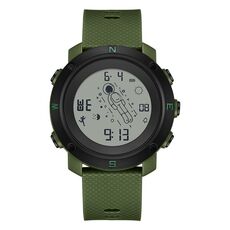 Sanda 2128 astronauta orologio elettronico luminoso impermeabile (verde)