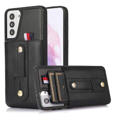 Per Samsung Galaxy S22 5G Custode del portafoglio per il portafoglio di cabmchi (nero)