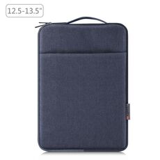 Sacca per valigetta con cerniera per maniche per maniche per laptop Hawel con manico per laptop da 12,5-13,5 pollici (blu grigio)