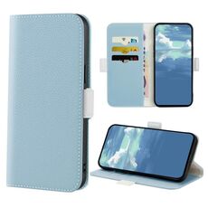 Per Samsung Galaxy S22 Ultra 5G Candy Color Litchi Texture Inceltose Custodia (azzurro)