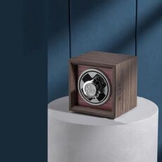 L'orologio da shaker meccanico automatico USB ruota la scatola di archiviazione, Colore: 1 orologio rosso
