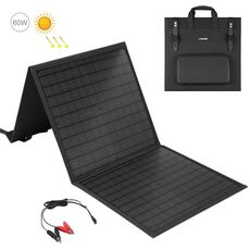 Sacchetto pieghevole da viaggio per caricatore solare da 20w hawelw (nero)