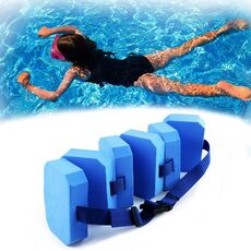 Eva addestramento della piscina con piscina spot posteriore regolabile in schiuma galleggiante che nuota galleggiante (blu)