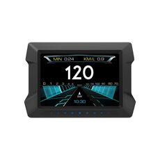P22 da 3,5 pollici per auto a testa in alto display GPS OBD2 Proiettore del parabrezza a doppio sistema