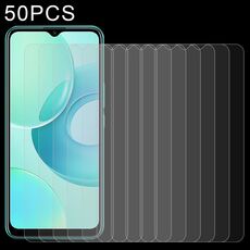 50 pezzi 0,26 mm 9H di vetro temperato 2,5D per Wiko T10