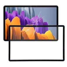 Per Samsung Galaxy Tab S8 SM-X700 Schermo frontale Lente in vetro esterno (nero)