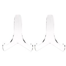 2 PCS ACRYLIC Transparent Display Shelfshelfshelfshels Plates, Specifica: 8x7.5x6.5cm