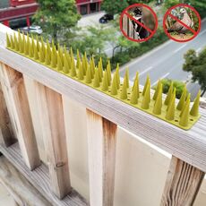 12 PCS Repellente per uccelli in plastica Fence unghie anti-climb (verde erba)