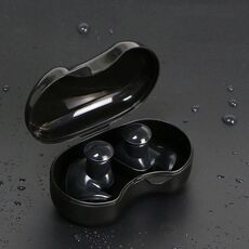 10 set Swimming Waterproof Spiral Silicone Earblugs (Nero)