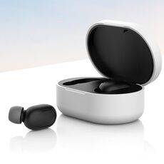 Custodia in silicone auricolare Bluetooth per Redmi AirDots (bianco)