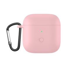 Custodia protettiva per auricolari in un pezzo in silicone liquido per Redmi Buds3 (Pink)