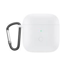 Custodia protettiva per auricolari in un pezzo in silicone liquido per Redmi Buds3 (bianco)