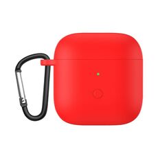 Custodia protettiva per auricolari a monopezzo in silicone liquido per Redmi Buds3 (rosso)