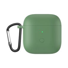 Custodia protettiva per auricolari in un pezzo in silicone liquido per Redmi Buds3 (Matcha Green)