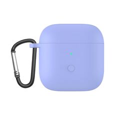 Custodia protettiva per auricolari a monopetto in silicone liquido per Redmi Buds3 (Purple chiaro)