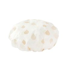 Cappello da doccia impermeabile Copricapo da bagno per donna adulta Copricapo anti-fumo(Albicocca)