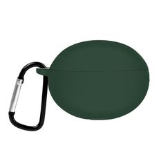Custodia protettiva in silicone liquido auricolare per omaggi Huawei 5i (verde scuro)