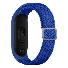 Per Xiaomi Mi Band 7 Banda di orologi per elasticità intrecciata in nylon regolabile (blu)