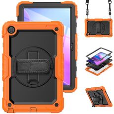 Per Lenovo Tab M10 Plus 10.6 3 ° Gen 2022 Silicone + PC Tablet Case (Orange)