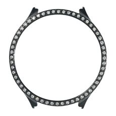 Per Samsung Galaxy Watch 5 44mm TPU Shockproof Silicone Case con diamante (nero)