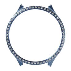 Per Samsung Galaxy Watch 5 44mm TPU Shockproof Silicone Case con diamante (blu)